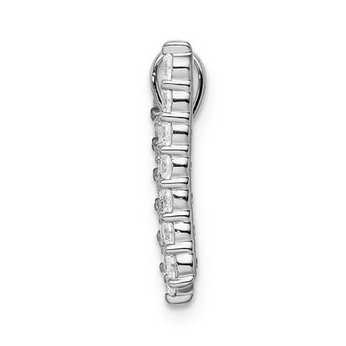 Image of Sterling Silver Large Initial W CZ Pendant Image of Sterling Silver Large Initial W CZ Pendant
