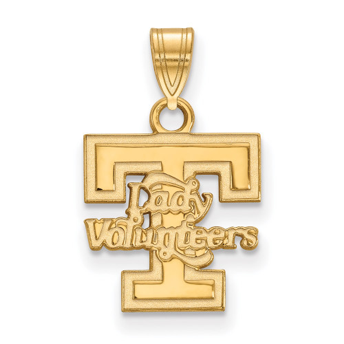 10K Yellow Gold University of Tennessee Small Pendant by LogoArt (1Y044UTN)