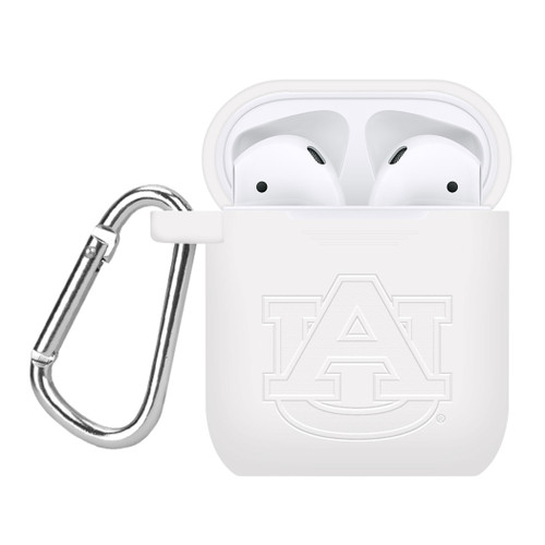 Auburn Tigers Engraved Compatible with Apple AirPods Case Cover (White)