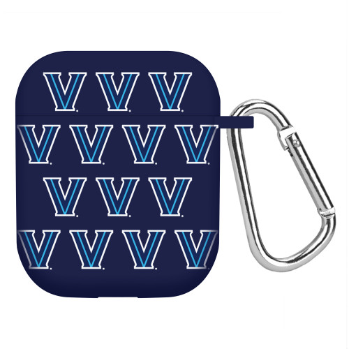 Villanova Wildcats HD Compatible with Apple AirPods Gen 1&2 Case Cover (Repeating)