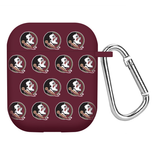 Florida State Seminoles HD Compatible with Apple AirPods Gen 1&2 Case Cover - Repeating