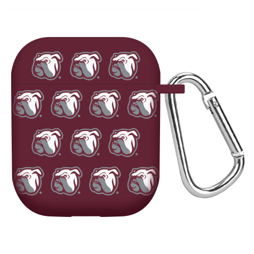 Mississippi State Bulldogs HD Compatible with Apple AirPods Gen 1 & 2 Case Cover - Repeating