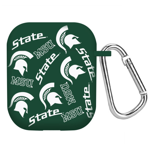Michigan State Spartans HD Compatible with Apple AirPods Gen 1&2 Case Cover - Random