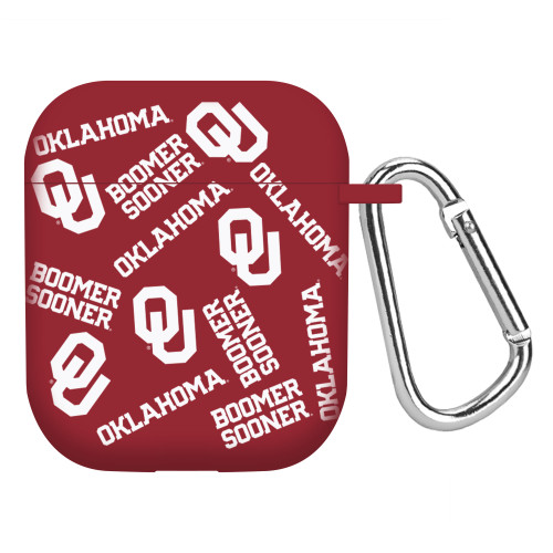 Oklahoma Sooners HD Compatible with Apple AirPods Gen 1 & 2 Case Cover - Random