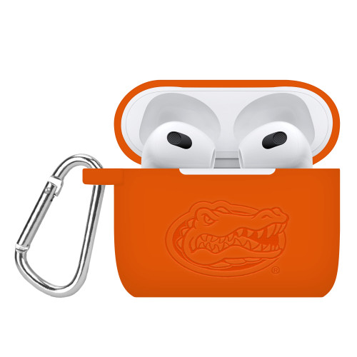 Florida Gators Engraved Silicone Compatible with Apple AirPods Gen 3 Case Cover (Orange)