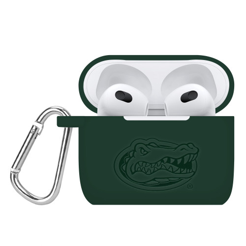 Florida Gators Engraved Silicone Compatible with Apple AirPods Gen 3 Case Cover (Green)