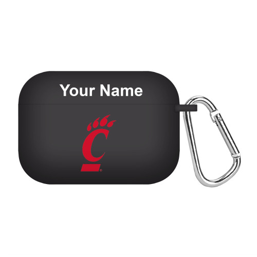 Cincinnati Bearcats Custom Name HD Compatible with Apple AirPods Pro Case Cover (Black)