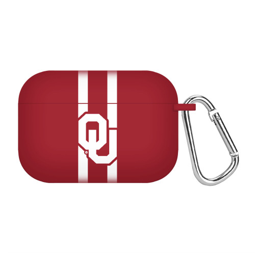Oklahoma Sooners HD Compatible with Apple AirPods Pro Case Cover - Stripes