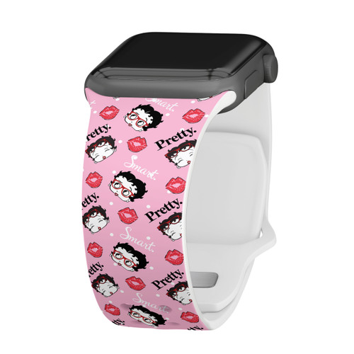 Betty Boop Girl Power Pretty & Smart HD Watch Band Compatible with Apple Watch