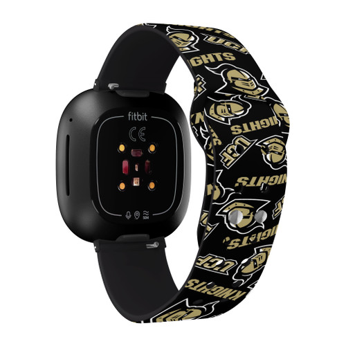 Central Florida Knights HD Watch Band Compatible with Fitbit Versa 3 and Sense - Random Pattern