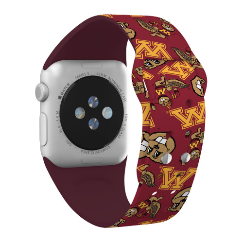 Minnesota Golden Gophers HD Watch Band Compatible with Apple Watch - 38/40/41mm - Scattered