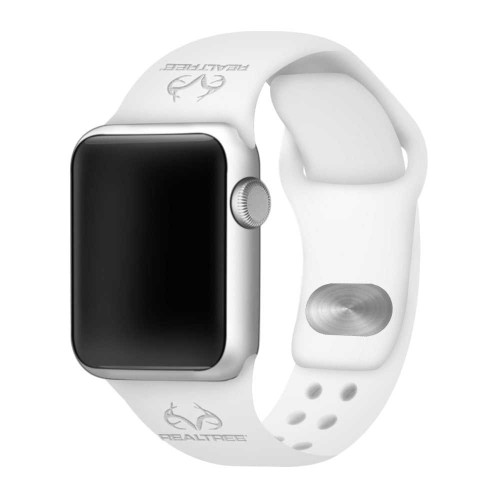 Image of Realtree Engraved Compatible with Apple Watch Band White38mm/40mm/41mm