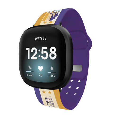 Image of USPS Womens History 19th Amendment HD Watch Band Compatible with Fitbit Versa 3 and Sense