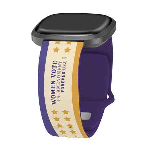 Image of USPS Womens History 19th Amendment HD Watch Band Compatible with Fitbit Versa 3 and Sense