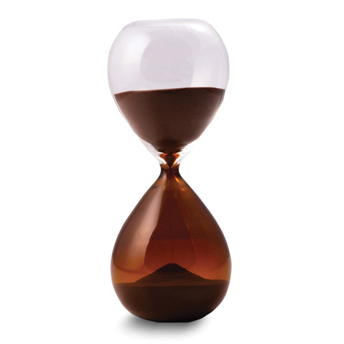 Amber Sand with Hand-blown Glass 60 Minute Sand Timer (Gifts)