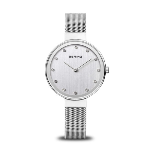 Bering Time - Classic - Womens Polished Silver-tone Watch - 12034-000