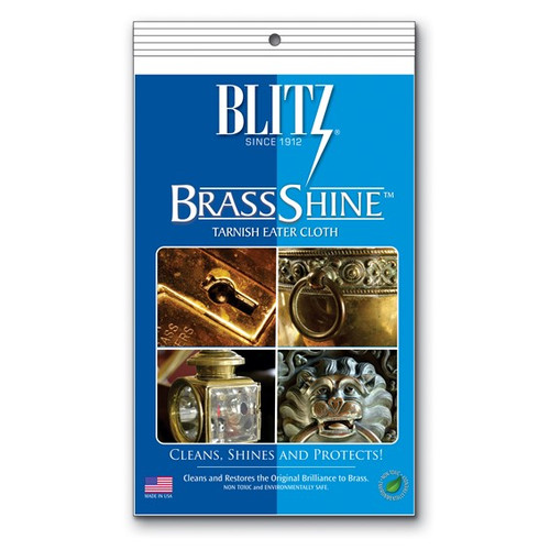 Blitz Brass Tarnish Eater Polishing Cloth for Brass