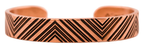 TRINITY Wide Version - Nik Lub Solid Copper Bracelet