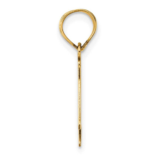 Image of 14K Yellow Gold Polished Number 04 Pendant