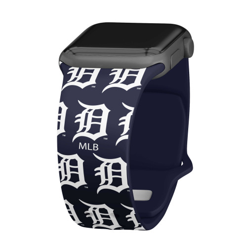 Image of Game Time Detroit Tigers HD Watch Band Compatible with Apple Watch - Repeating