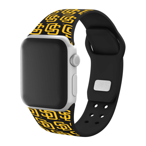 Image of Game Time San Diego Padres HD Watch Band Compatible with Apple Watch - Repeating