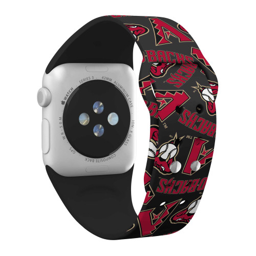 Image of Game Time Arizona Diamondbacks HD Watch Band Compatible with Apple Watch - Random
