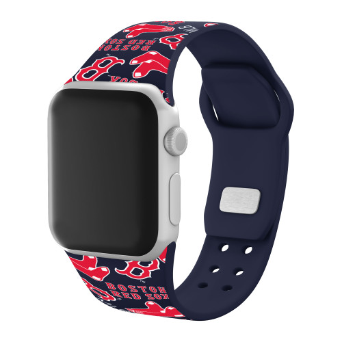 Game Time Boston Red Sox HD Watch Band Compatible with Apple Watch - Random