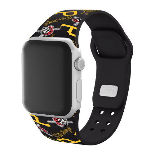 Game Time Pittsburgh Pirates HD Watch Band Compatible with Apple Watch - Random