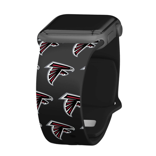 Image of Game Time Atlanta Falcons HD Watch Band Compatible with Apple Watch - Repeating