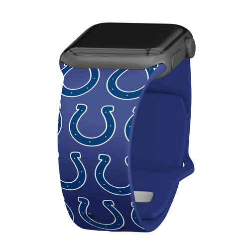 Image of Game Time Indianapolis Colts HD Watch Band Compatible with Apple Watch - Repeating