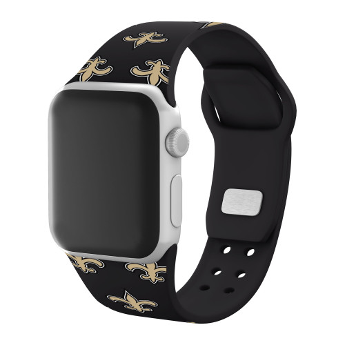 Game Time New Orleans Saints HD Watch Band Compatible with Apple Watch - Repeating