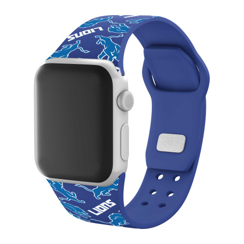 Image of Game Time Detroit Lions HD Watch Band Compatible with Apple Watch - Random
