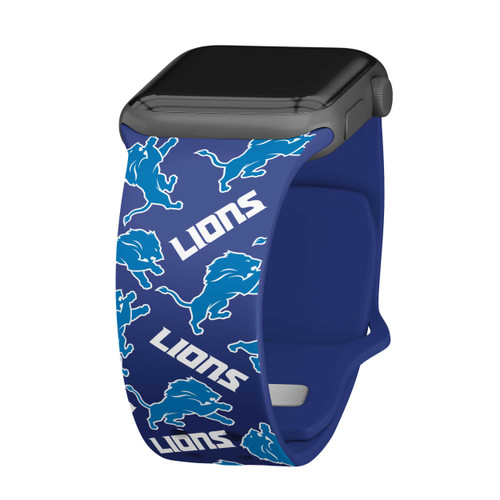 Image of Game Time Detroit Lions HD Watch Band Compatible with Apple Watch - Random