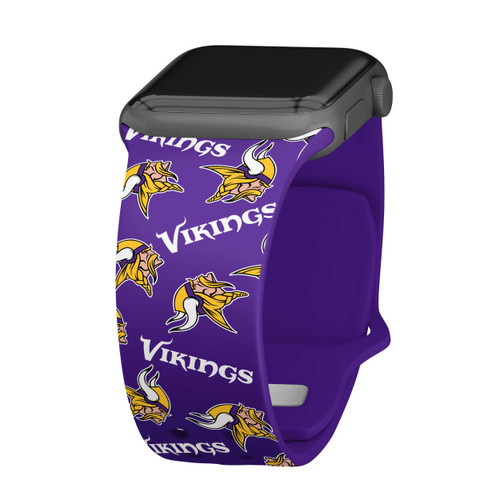 Image of Game Time Minnesota Vikings HD Watch Band Compatible with Apple Watch - Random