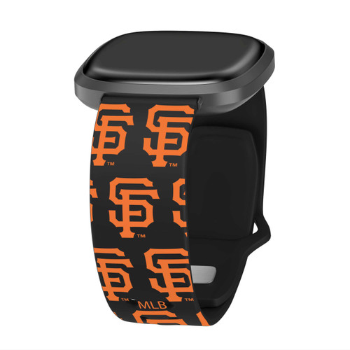 Image of Game Time San Francisco Giants HD Watch Band Compatible with Fitbit Versa 3 and Sense - Repeating
