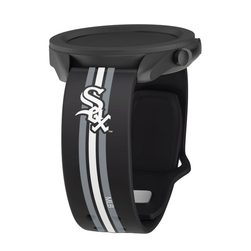 Game Time Chicago White Sox HD Quick Change Watch Band - Stripes