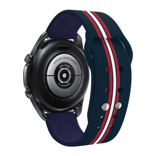 Image of Game Time Houston Texans HD Quick Change Watch Band - Stripes