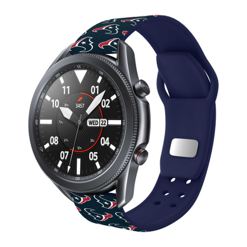 Image of Game Time Houston Texans HD Quick Change Watch Band - Repeating