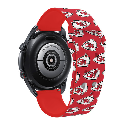 Game Time Kansas City Chiefs HD Quick Change Watch Band - Repeating