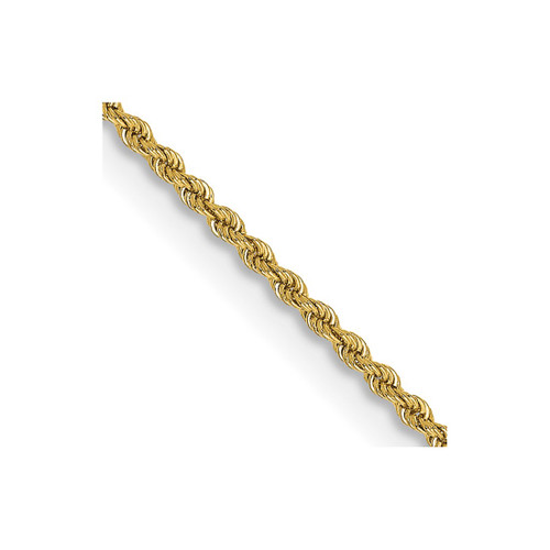 26" 14K Yellow Gold 2mm Regular Rope Chain Necklace