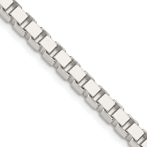 Sterling Silver 4.5mm Box Chain QBX100-16