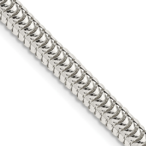 Sterling Silver 5mm Round Snake Chain QSNL120-24