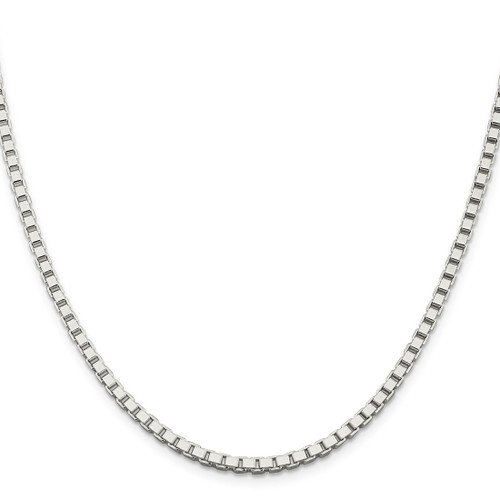 Sterling Silver 3mm Box Chain QBX057-24