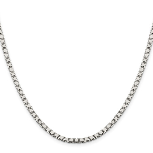 Sterling Silver 3.25mm Box Chain QBX060-20
