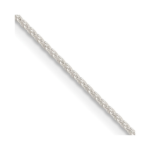 Sterling Silver .95mm Diamond-cut Round Spiga Chain QSR030-30