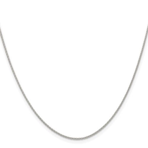 Sterling Silver .95mm Diamond-cut Round Spiga Chain QSR030-26