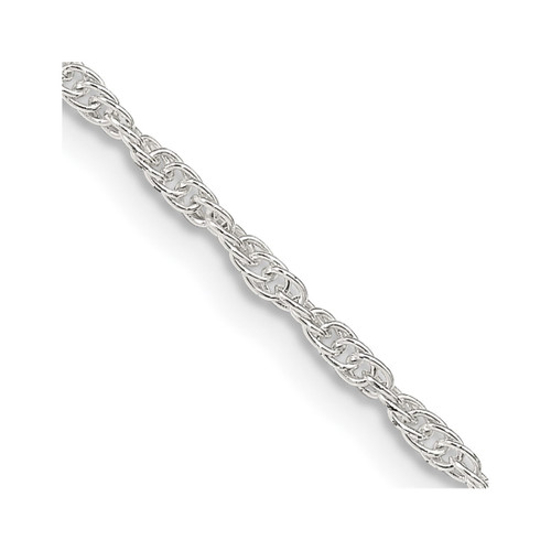 26" Sterling Silver 1.95mm Loose Rope Chain Necklace