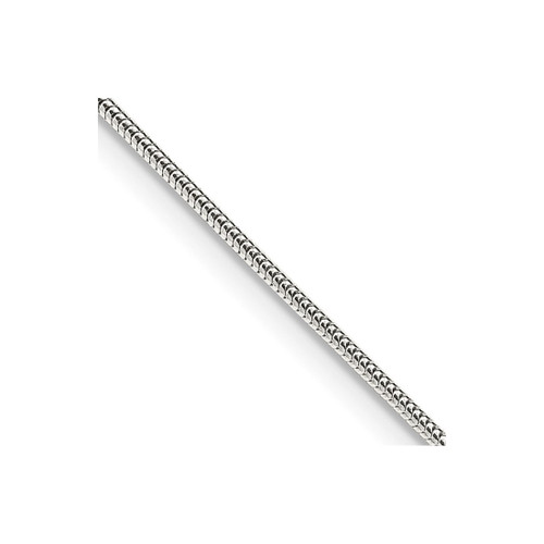 Sterling Silver 1mm Round Snake Chain QSNL030-16
