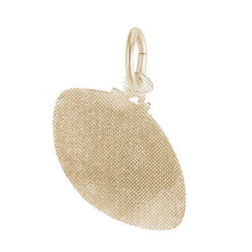 Painted Football Charm (Choose Metal) by Rembrandt Painted Football Charm (Choose Metal) by Rembrandt