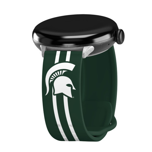 Michigan State Spartans HD Watch Band Compatible with Google Pixel Watch Long Stripes